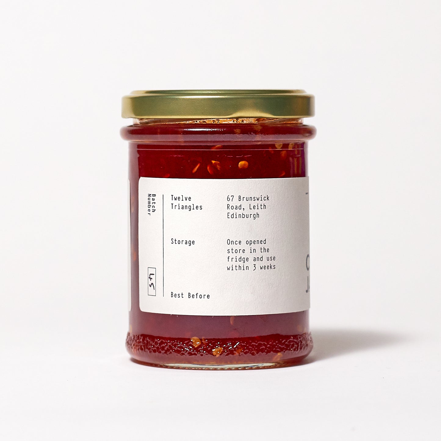 Twelve Triangles Chilli Jam